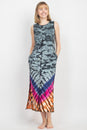 Load image into Gallery viewer, Sleeveless Tie-dye Midi Dress
