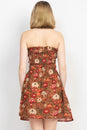 Load image into Gallery viewer, Mushroom Print Mini Dress
