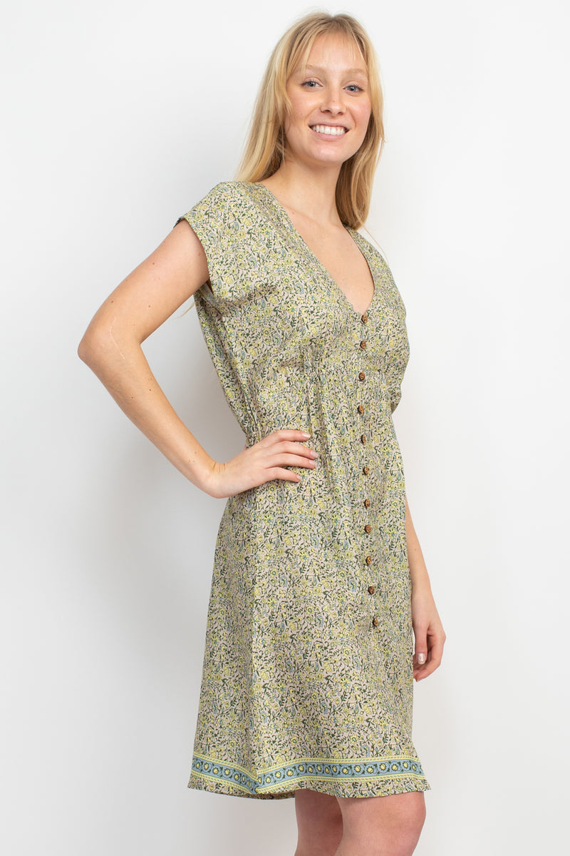 Teatime Button Through Dress