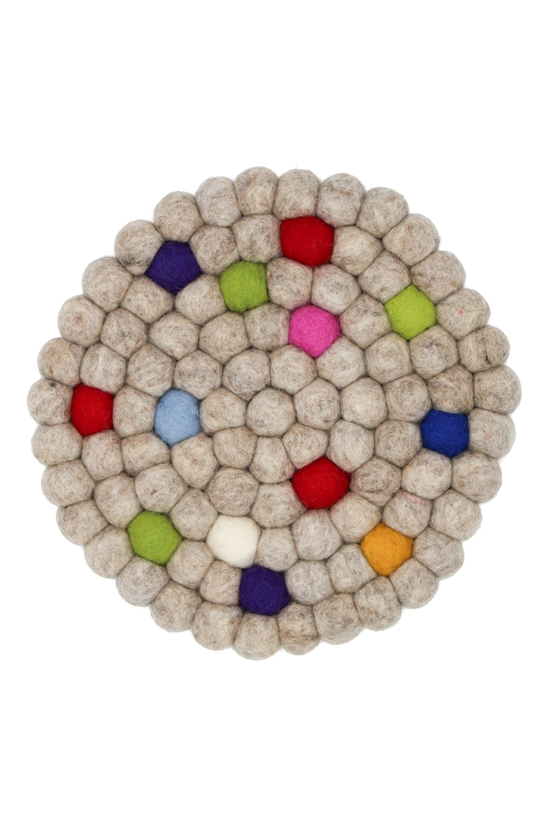 Wool Felt Trivets 6Pcs/Pkt