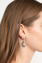 Load image into Gallery viewer, Star Spiral Hoop Earrings
