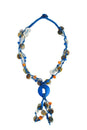Load image into Gallery viewer, Blue fashion constellation necklace-Blue-One size
