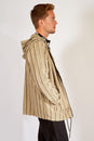 Load image into Gallery viewer, Soft-washed Striped Cotton Zip Hoodie
