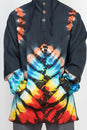 Load image into Gallery viewer, Tie-Dye Baja Button Hoodie

