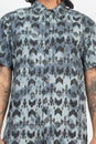 Load image into Gallery viewer, Tribal Pattern Tie-Dye Button Down Shirt
