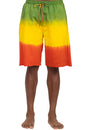 Load image into Gallery viewer, RastaTie-Dye Cotton Terry Shorts
