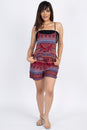 Load image into Gallery viewer, Easy Slouchy Rayon Print Shortalls
