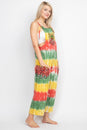 Load image into Gallery viewer, Rasta Tie-Dye Overall
