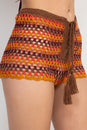 Load image into Gallery viewer, Laced Front Crochet Shorts
