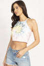 Load image into Gallery viewer, Tie-dyed Organic High Neck Crop Cami
