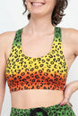 Load image into Gallery viewer, JahRoots Leopard Print Racer Bra
