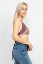 Load image into Gallery viewer, Tow Tone Crochet halter Top
