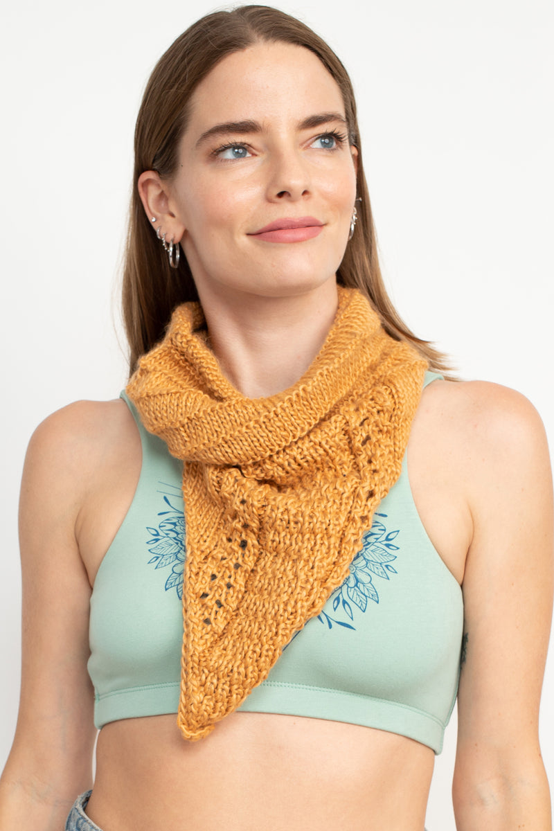 Women's Boho woolen disguise cowl/infinity scarf