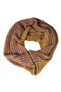 Load image into Gallery viewer, Acrylic Infinity Loop Winter Scarf with Zipper
