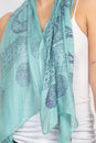 Load image into Gallery viewer, Celestial Zodiac Printed Soft Summer Scarf
