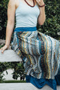 Load image into Gallery viewer, Funky Aztec Ruffled Summer Skirt
