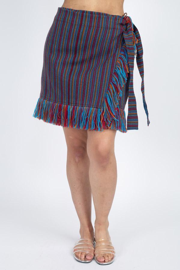 Women's Woven Winter Mini Skirt