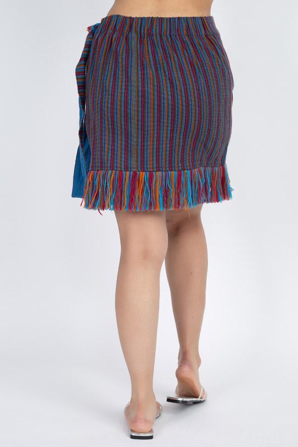 Women's Woven Winter Mini Skirt