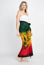 Load image into Gallery viewer, Tie-Dye Rasta Lions Sarong
