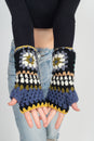 Load image into Gallery viewer, Granny Square Fingerless Mittens
