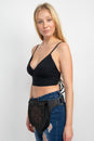 Load image into Gallery viewer, Applique Leather Belt Bag
