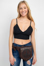 Load image into Gallery viewer, Applique Leather Belt Bag
