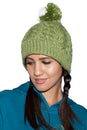 Load image into Gallery viewer, Unisex hand knit woolen pompom snowboarding/winter hat
