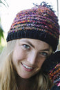 Load image into Gallery viewer, Fuzzy Colors Pom Pom Beanie
