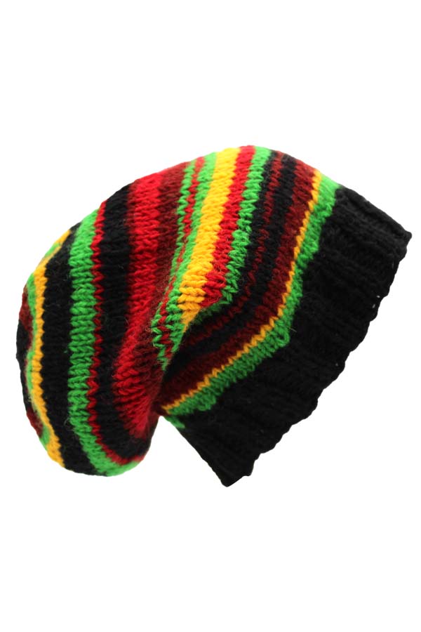 Rasta Wool Knit Hat