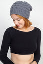 Load image into Gallery viewer, Wool Knit Puffy Slouchy Hat
