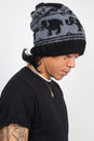 Load image into Gallery viewer, Wool Knit Elephant Slouchy Hat
