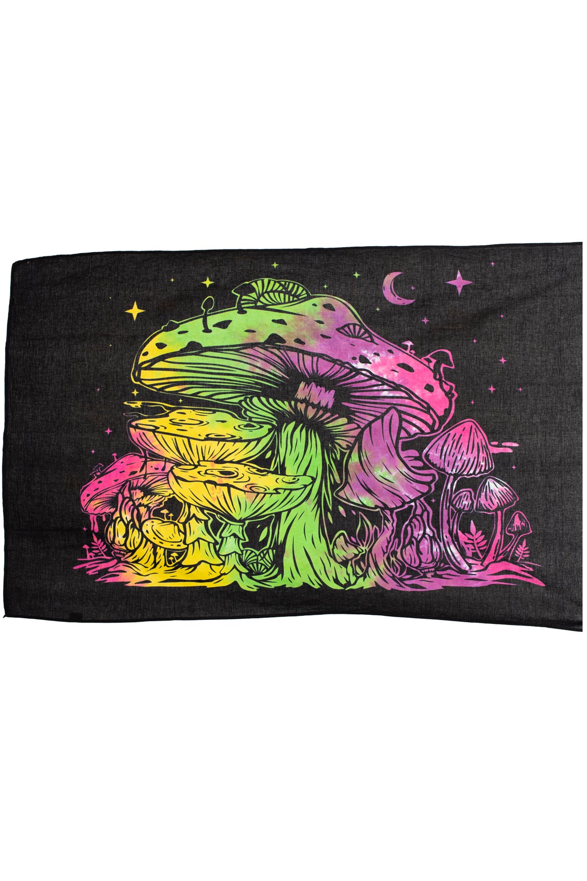 Psychedelic Tie-Dye Mushroom Small Tapestry