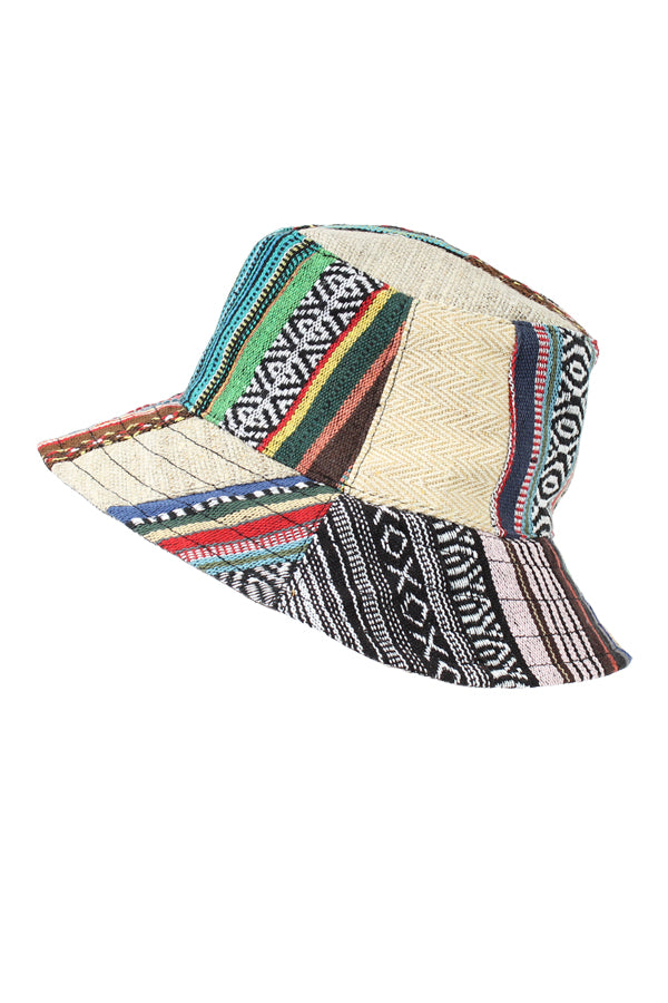 Assorted Patch Bucket Hat:12pcs/Pkt