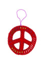 Load image into Gallery viewer, Felt Peace Ornament: 12pcs/Pkt
