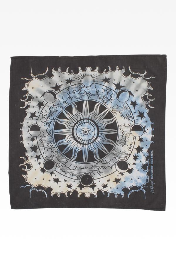 Eye Sun Moon Bandana/12Pcs