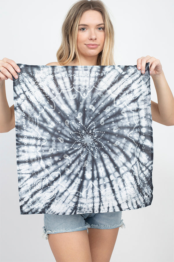 Bandana Print Tiedye: 12 Pcs/Pkt