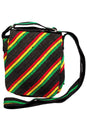 Load image into Gallery viewer, Natural Hemp Reggae Stripe Eco Crossbody Purse-rasta
