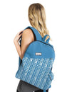 Load image into Gallery viewer, Funky Striped Om Backpack
