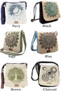 Load image into Gallery viewer, Hemp-Cotton Eco boho Cross body Messenger Bag
