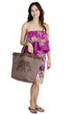 Load image into Gallery viewer, Tribal Print Tassel Tote
