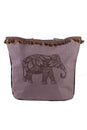 Load image into Gallery viewer, Tribal Print Tassel Tote
