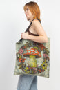 Load image into Gallery viewer, Mushroom Wreath Canvas Tote
