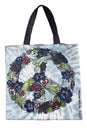 Load image into Gallery viewer, Floral Peace Sign Tote Bag

